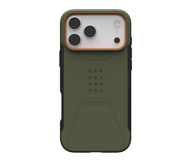 UAG Civilian etui do iPhone 17 Pro Max MagSafe olive/orange UAG114546117297 - 1364091 - zdjęcie